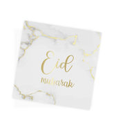 Serviettes Eid -marbre-or